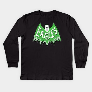 Eagles bat Kids Long Sleeve T-Shirt